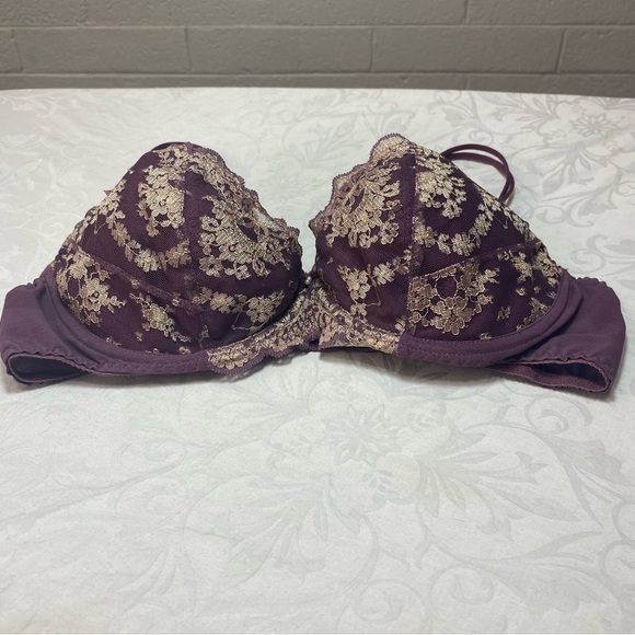 Gorgeous Vintage Tapestry Bra Excellent Condition Vogue Dessous 36C Embroidered - Picture 5 of 11